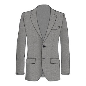 Milano Jacket - Drago - Wool - Light-Grey