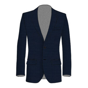 Todi Jacket - Vitale Barberis Canonico - Wool - Dark-Blue