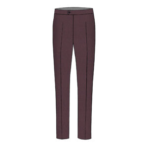 Pantaloni Pisa - Lanificio Zignone - Cashmere - Rosso