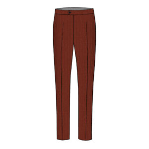 Messina Pants - Pontoglio - Cotton - Red