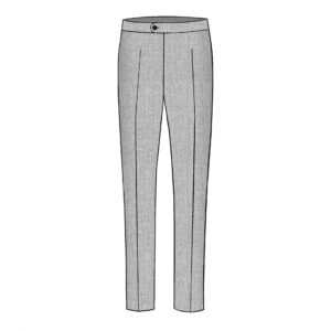 Taranto Pants - Reda - Wool - Light-Grey