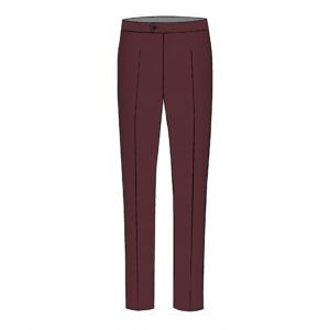 Salerno Pants - Reda - Wool - Red