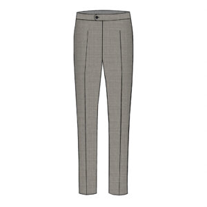 Pantaloni Cuneo - Reda Flexo - Lana - Grigio Chiaro