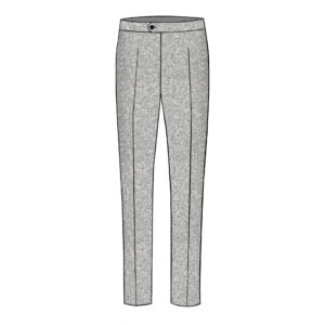 Gubbio Pants - Vitale Barberis Canonico - Wool - Light-Grey