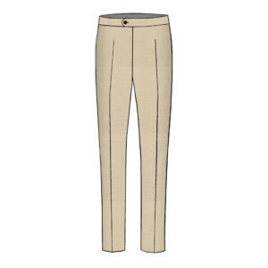 Pantaloni Palermo - Lanificio Zignone - Lana - Beige