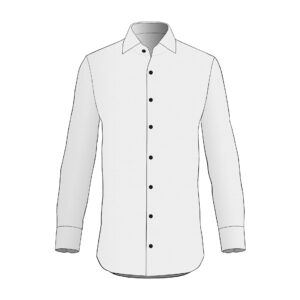 Camicia Michelangelo - Albini - Cotone - Bianco