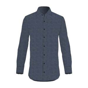 Camicia Raffaello - Albini - Cotone - Blu