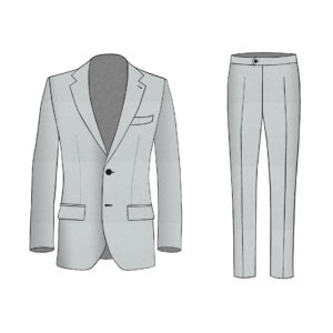 Siena Suit - Lanificio Zignone - Wool - Light-Grey