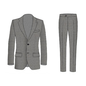 Lucca Suit - Lanificio Zignone - Cashmere - Dark-Grey