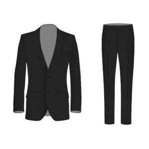 Bergamo Suit - Lanificio Zignone - Wool - Black