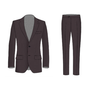 Assisi Suit - Lanificio Zignone - Wool - Purple