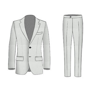 Mantova Suit - Lanificio Zignone - Wool - Light-Grey