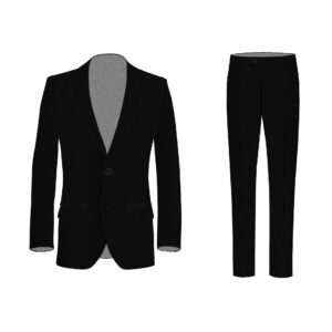 Trento Suit - Lanificio Zignone - Wool - Black