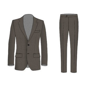 Roma Suit - Drago - Cashmere - Brown