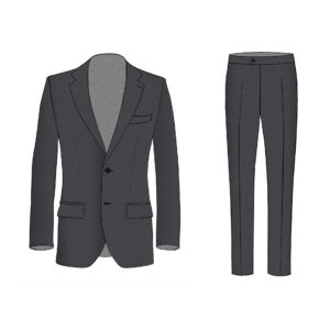 Modena Suit - Lanificio Zignone - Wool - Dark-Grey