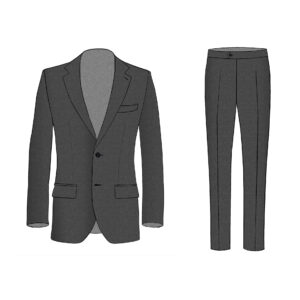 Gallipoli Suit - Reda - Wool - Dark-Grey