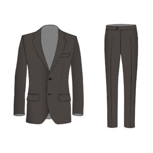 Capri Suit - Reda - Wool - Brown