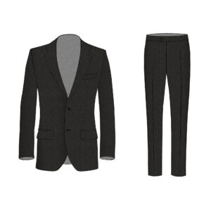 Verbania Suit - Reda - Wool - Dark-Grey