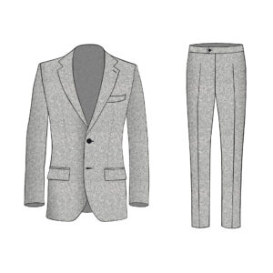 Abito Gubbio - Vitale Barberis Canonico - Lana - Grigio Chiaro