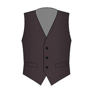 Assisi Vest - Lanificio Zignone - Wool - Purple