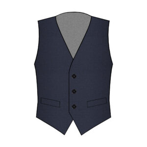 Gilet Perugia - Lanificio Zignone - Cashmere - Blu Scuro