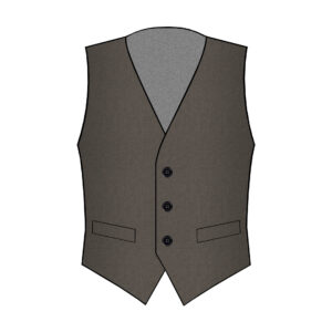 Roma Vest - Drago - Cashmere - Brown