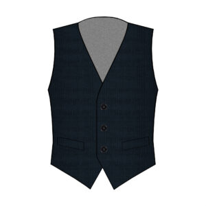 Cagliari Vest - Pontoglio - Cotton - Dark-Blue