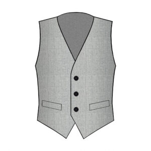 Taranto Vest - Reda - Wool - Light-Grey