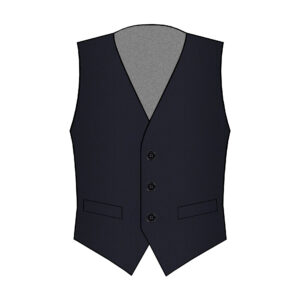 Pompei Vest - Reda - Wool - Dark-Blue