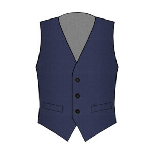 Gilet Firenze - Lanificio Ermenegildo Zegna - Lana - Blu Scuro