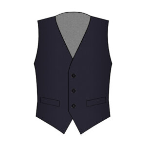 Asti Vest - Reda - Wool - Dark-Blue