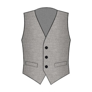 Gilet Novara - Reda - Lana - Grigio Chiaro