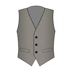 Gilet Cuneo - Reda Flexo - Lana - Grigio Chiaro