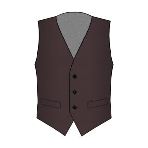 Portofino Vest - Reda Flexo - Wool - Purple