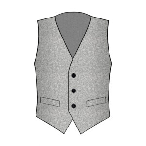 Gubbio Vest - Vitale Barberis Canonico - Wool - Light-Grey