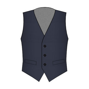 Bologna Vest - Lanificio Zignone - Wool - Dark-Blue